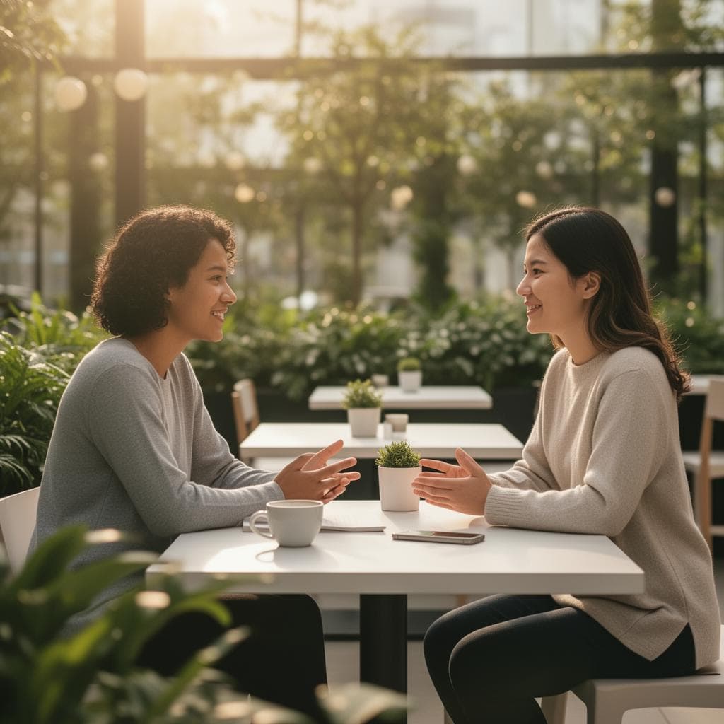 Café coaching session